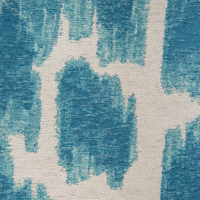 Lola & Moi Ikat Vloerkleed 140 x 200 cm - Summer Blue