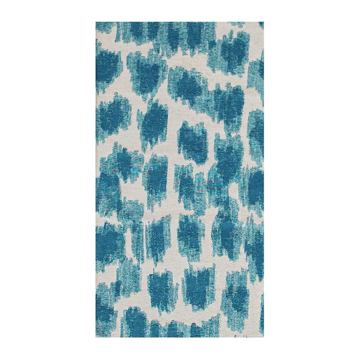Lola & Moi Ikat Vloerkleed 200 x 280 cm - Summer Blue