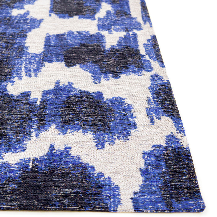 Lola & Moi Ikat Vloerkleed 170 x 240 cm - Ultramarine