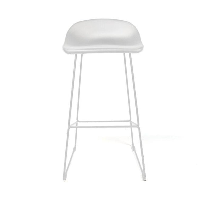 Livin24 Barkruk Ellen wit Scandinavisch design 76 cm