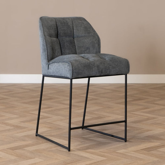 Bronx71 Scandinavische barkruk Jelle antraciet 70 cm