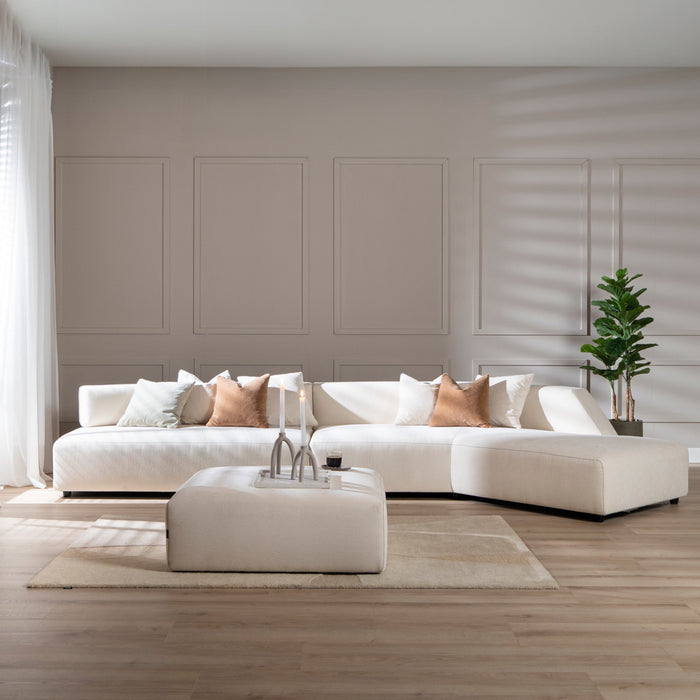 Bronx71 Scandinavische hoekbank July off white rechts