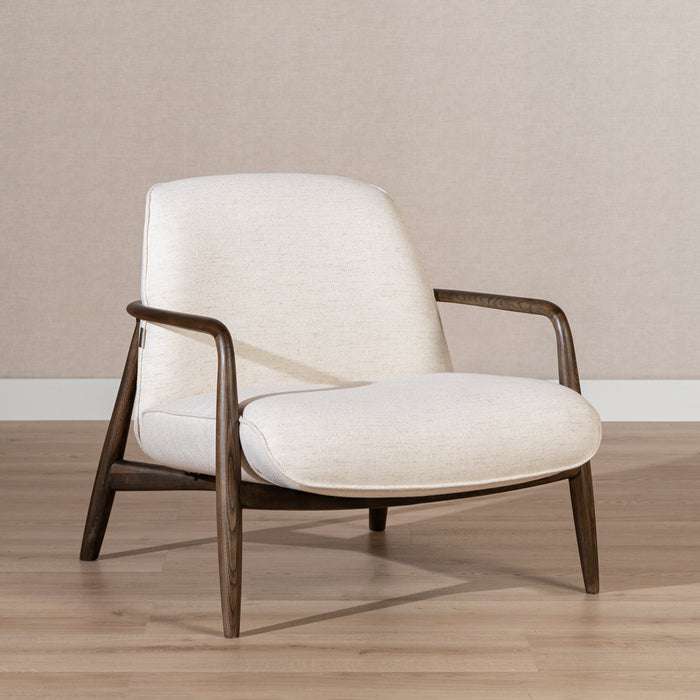 Bronx71 Scandinavische fauteuil Vidar linnen off white