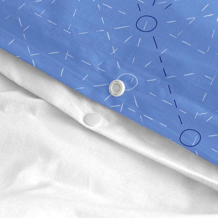 Accolade Dekbedovertrek wieg 2-delig Le Petit Prince, Veelkleurig, 100% katoen, de kwaliteit van 150 TC