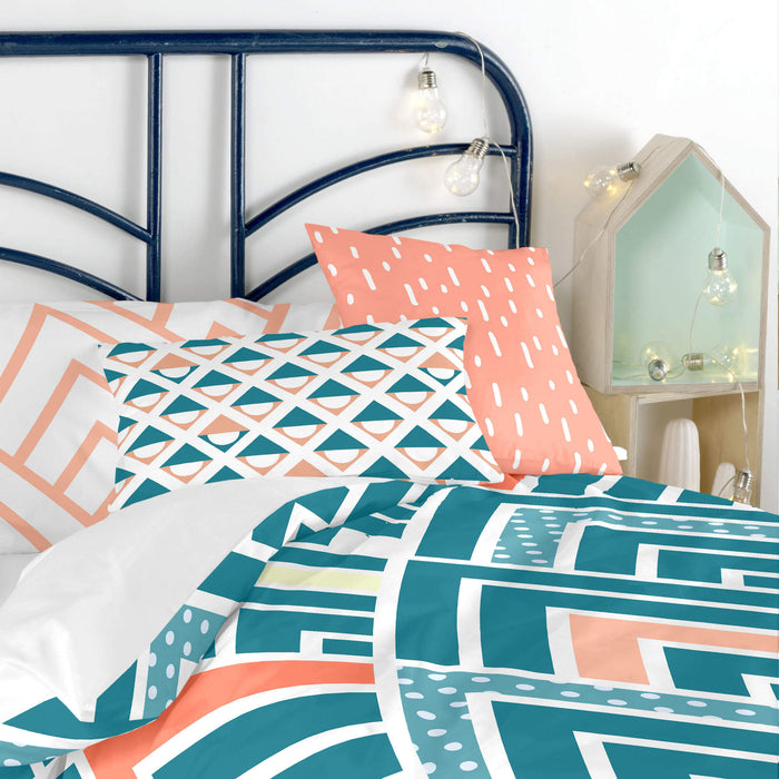 Rom Kussenhoes 50x30 cm Baleno Teen, Veelkleurig, 100% katoen, de kwaliteit van 150 hilos