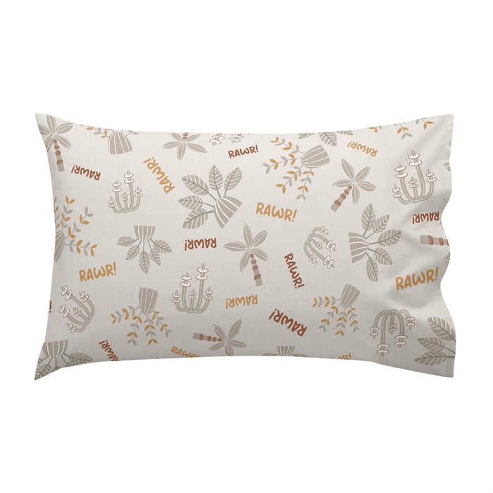 Dino family Dekbedovertrek 2-delig 100x135 cm (Ledikant) Moshi Moshi, Veelkleurig, 100% katoen, de kwaliteit van 150 TC