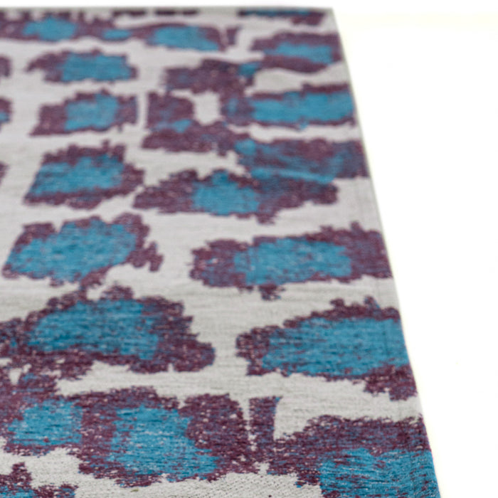 Lola & Moi Ikat Vloerkleed 140 x 200 cm - Blue Duck