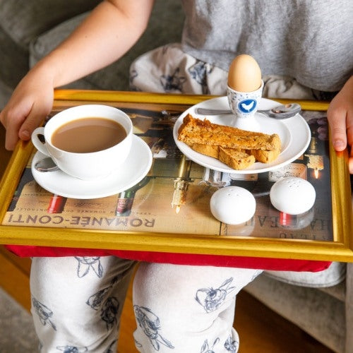 Laptray, Schootdienblad, Vintage Wijnflessen, 44 x 34 cm - Creative To