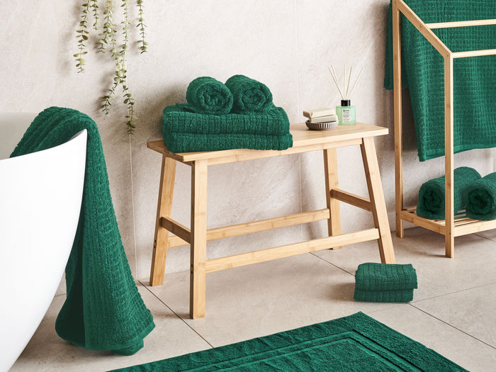 Beliani - ATAI - 11-delige handdoekset - Groen - Katoen