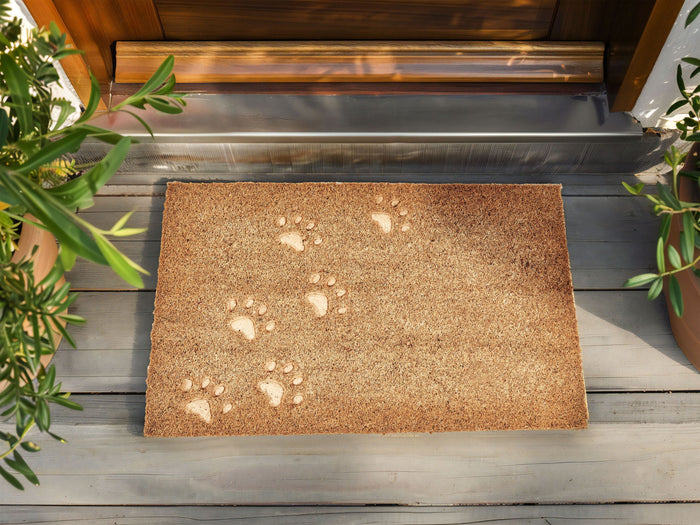 Beliani - TARLAC - Deurmat - Natuurlijk - 40 x 60 cm - Kokos