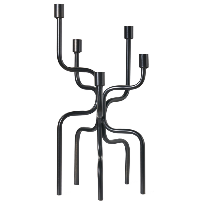 Beliani - PORRTELA - Kaarshouder - Zwart - IJzer