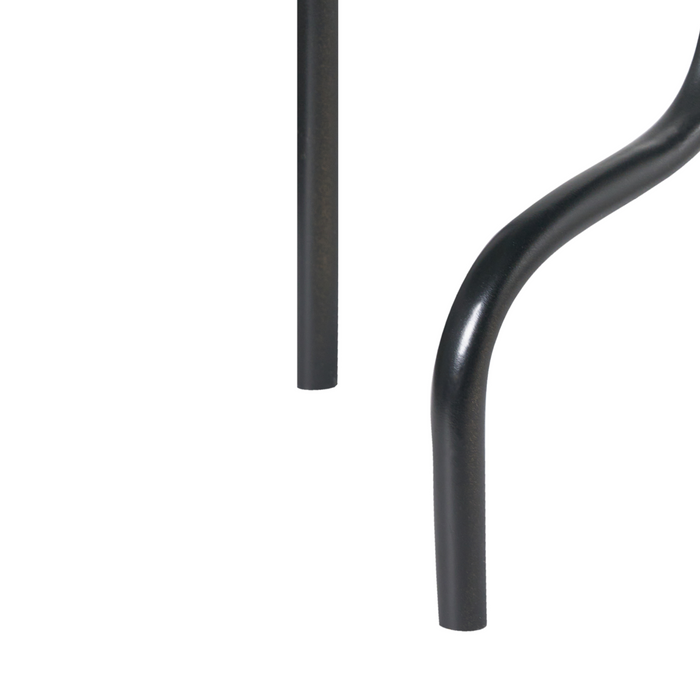 Beliani - PORRTELA - Kaarshouder - Zwart - IJzer