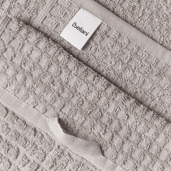 Beliani - ATAI - 11-delige handdoekset - Lichtgrijs - Katoen