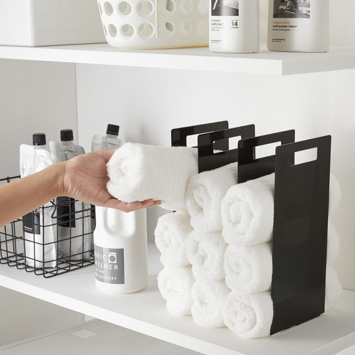 Yamazaki Handdoekenrek (set van 2) - Tower - Zwart