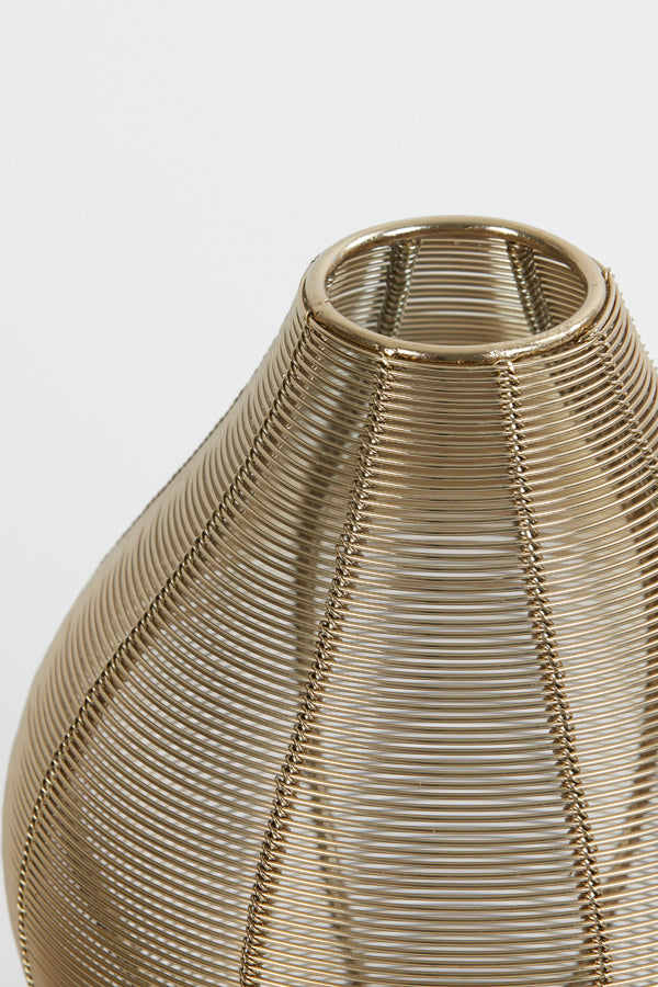 Light & Living Light&living Theelicht Ø18x21 cm SUNEKU glanzend goud