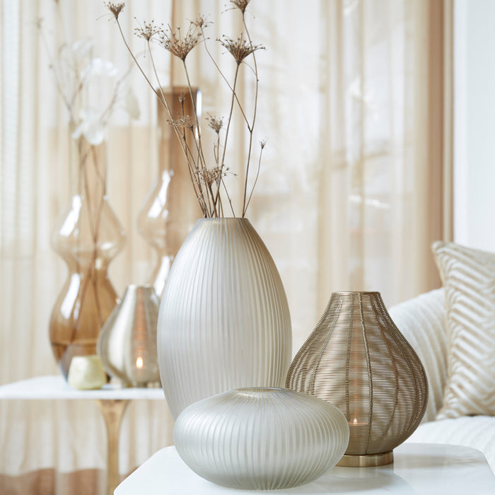 Light & Living Light&living Theelicht Ø18x21 cm SUNEKU glanzend goud