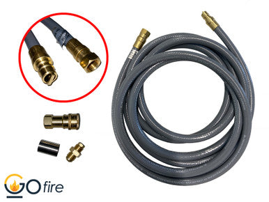 Gofire aardgas ombouwkit 56 x 28 cm