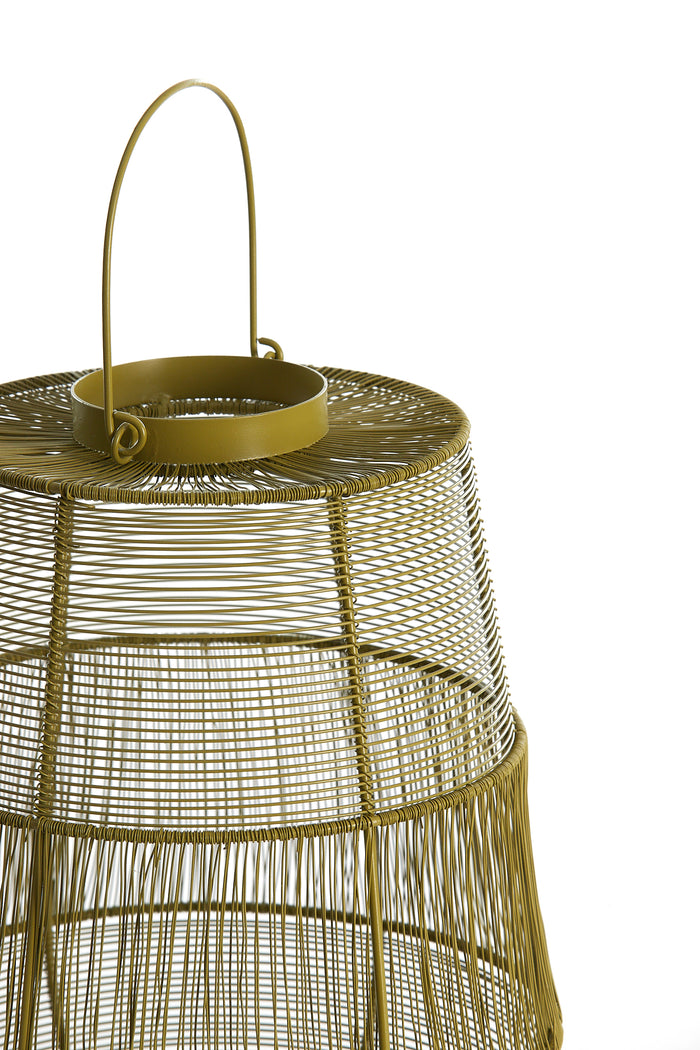 Light & Living - Windlicht SEZELA - Ø28x38cm - Groen