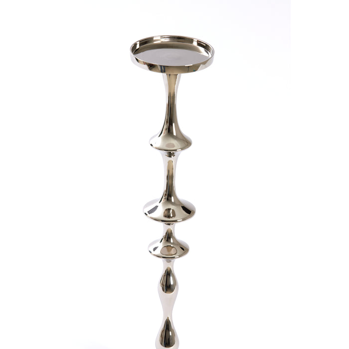 Light&living Kaarsenhouder Ø14x51 cm VICARI glans nikkel