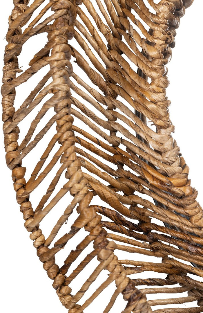 MUST Living Mirror San Miguel small,Ø70x10 cm, Abaca