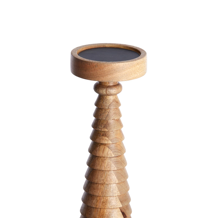 Light&living Kaarsenhouder Ø13,5x40,5 cm ALMOLA mango hout naturel