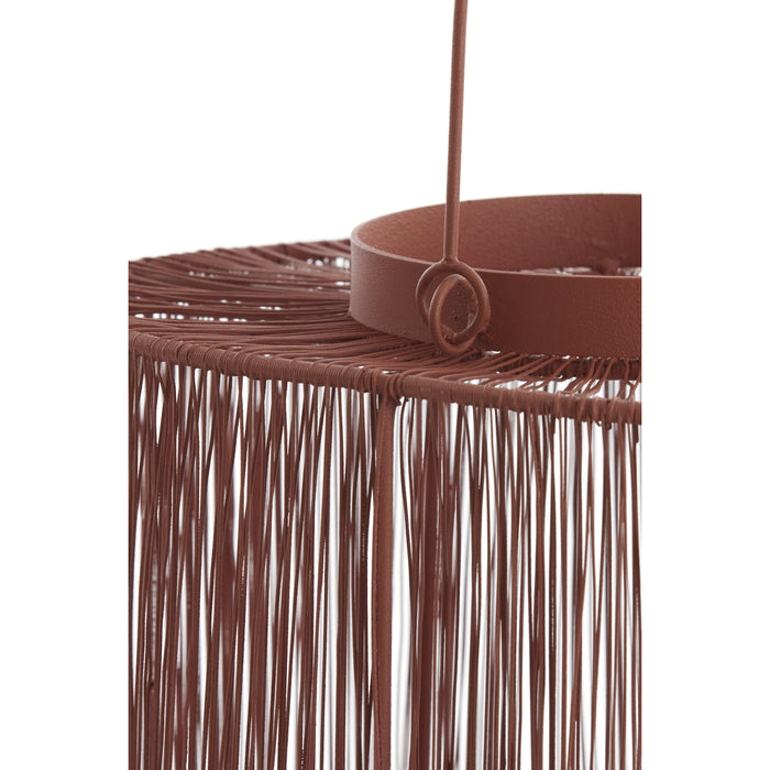 Light & Living Light&living Windlicht 28x20x30 cm BANJO steenrood