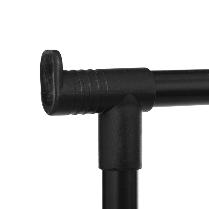 5Five Kledingrek dubbele stang - kunststof|metaal - zwart - 80 x 160cm