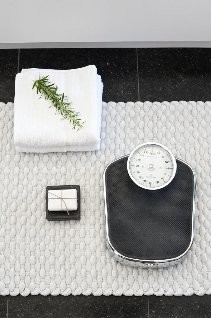 Maks Badmat Dark Grey | 60 x 60 cm | Grijs | Katoen