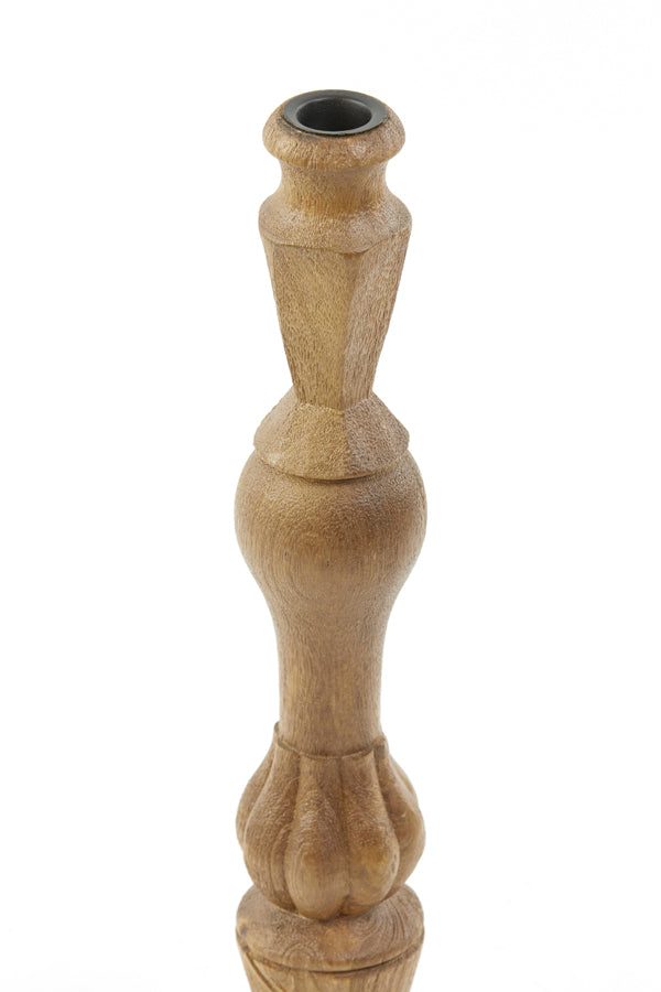 Light & Living Light&living Kandelaar Ø10x38 cm TAVOLA hout mat bruin