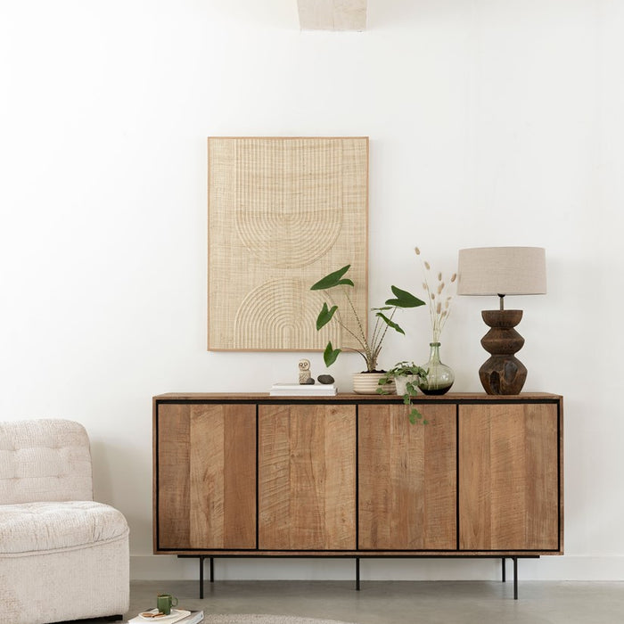 MUST Living Wall panel Japanese Garden large,127x102x4 cm, natural...