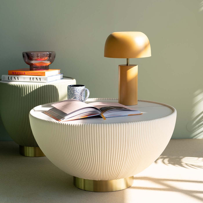 Kare Design Loungy Tafellamp geel