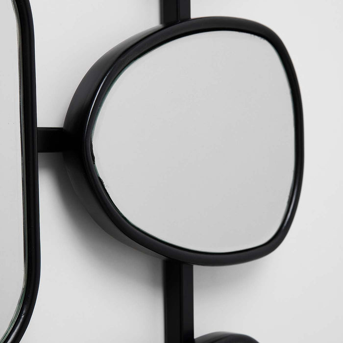 Spiegel Nastro zwart 80x114cm Kare Design