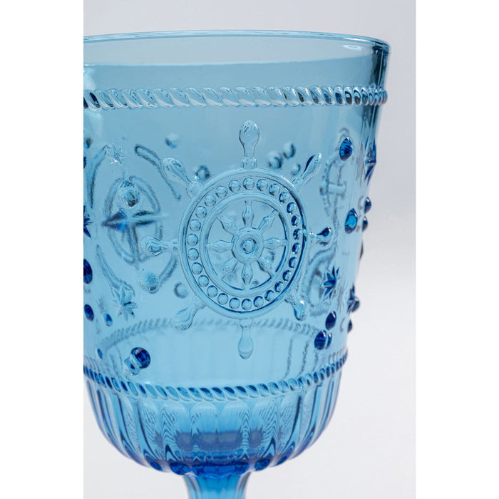 Kare Design Greece Wijinglazen blauw 6st