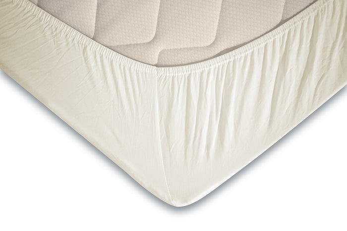 Eleganzzz Topper Hoeslaken Jersey Katoen Stretch - ivoor