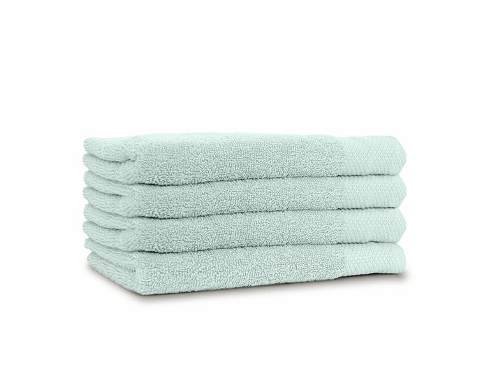 LINNICK Diamond Badstof Badgoedset 100% Katoen - soft green - 12 delig