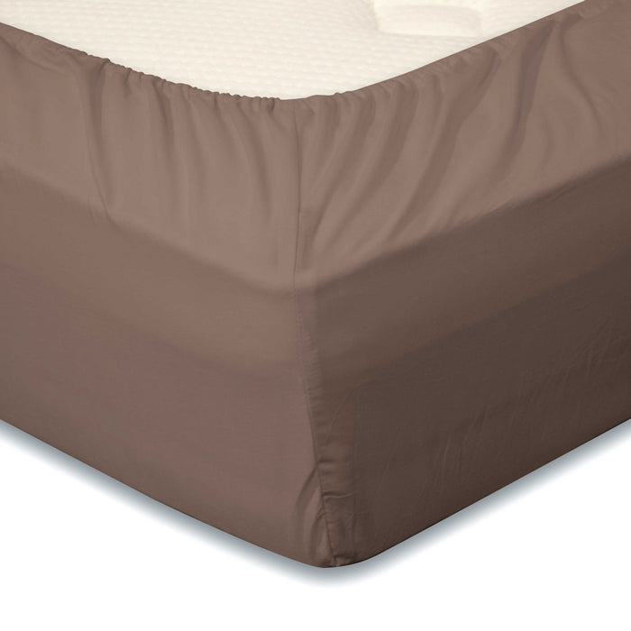 Elegance Hoeslaken Katoen Perkal 35cm Hoekhoogte oud roze