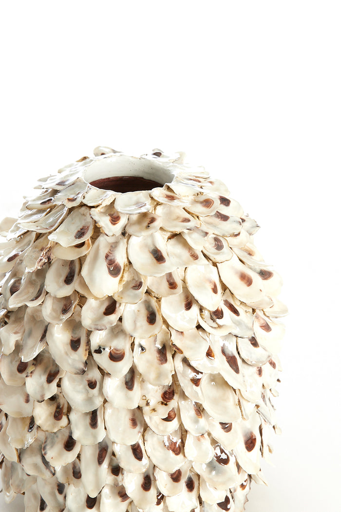 Light & Living - Vaas UBATE - Ø20x21cm - Bruin