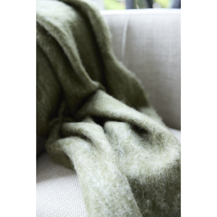 Light & Living - Plaid GUADA - 170x130x0.5cm - Groen