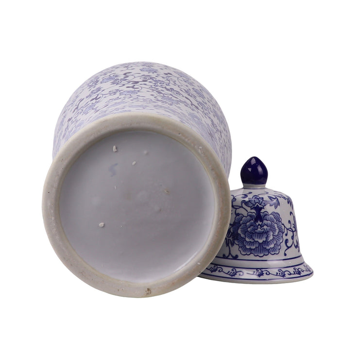Fine Asianliving Chinese Gemberpot Porselein Blauw