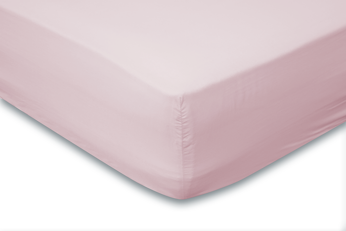 Eleganzzz Hoeslaken Katoen Perkal 35cm Hoekhoogte roze