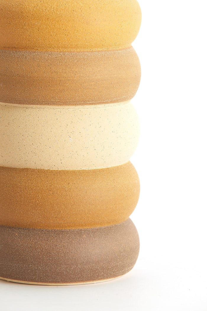 Light & Living - Vaas TRIORA - Ø16x29.5cm - Bruin