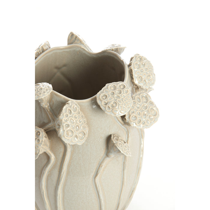 Light&living Vaas deco 26,5x25,5x26,5 cm LAVCI keramiek glans licht...