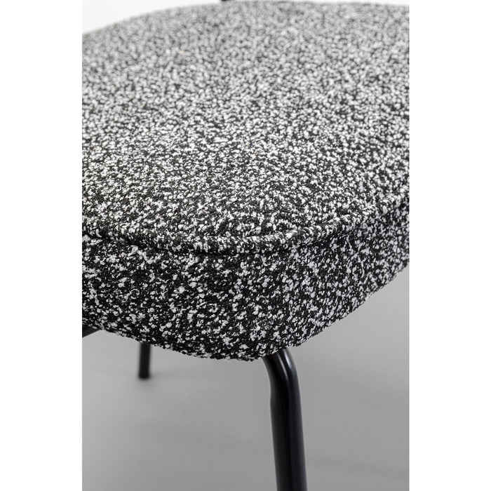 Kare Design Orelie Stoel met armleuningen zwart en wit