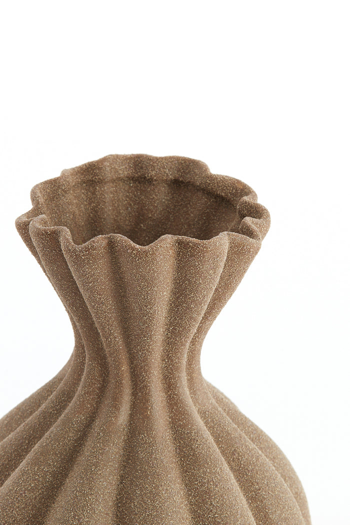 Light & Living - Vaas SILLIAN - Ø21.5x40.5cm - Bruin