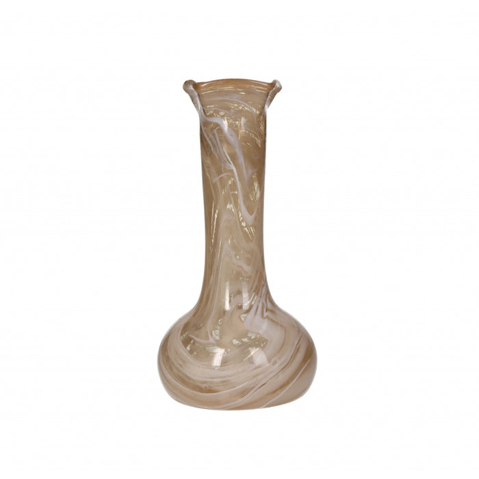 HD Collection Vaas Waves - Glas - 11x20x11cm (BxHxD)