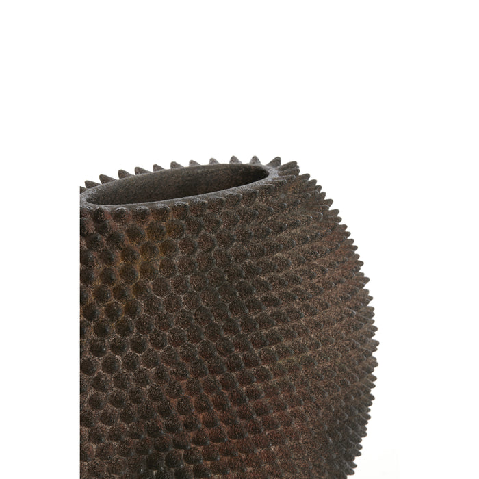 Light & Living - Vaas CALDRAS - 30.5x17x26.5cm - Bruin