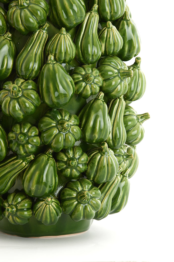 Light & Living - Vaas PUMPKIN - 35.5x34.5x45cm - Groen