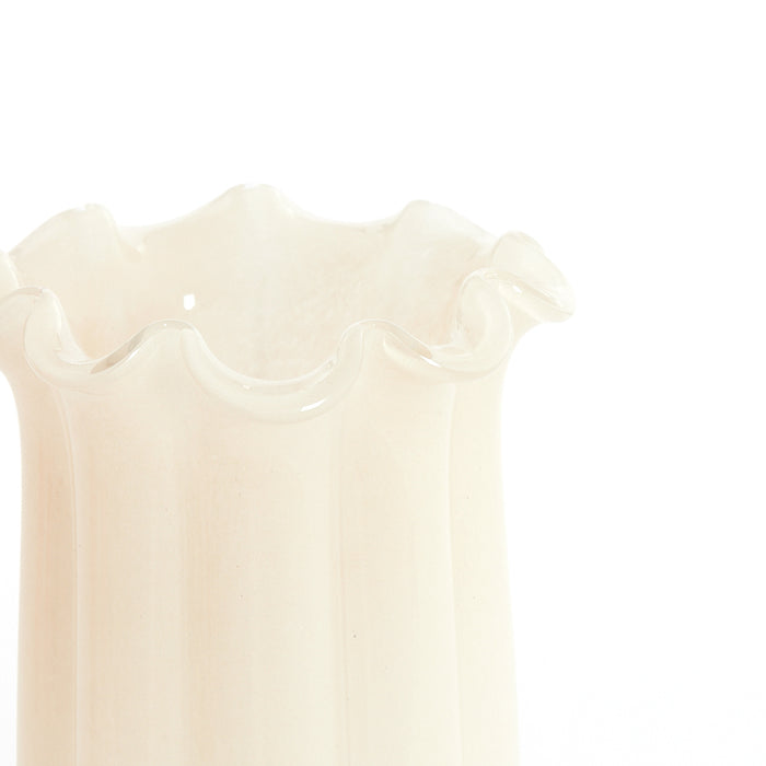 Light & Living - Vaas SEDONA - Ø16x27cm - Wit