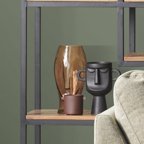 HD Collection Bloempot Rosa - Metaal - 10x12x9cm (BxHxD)