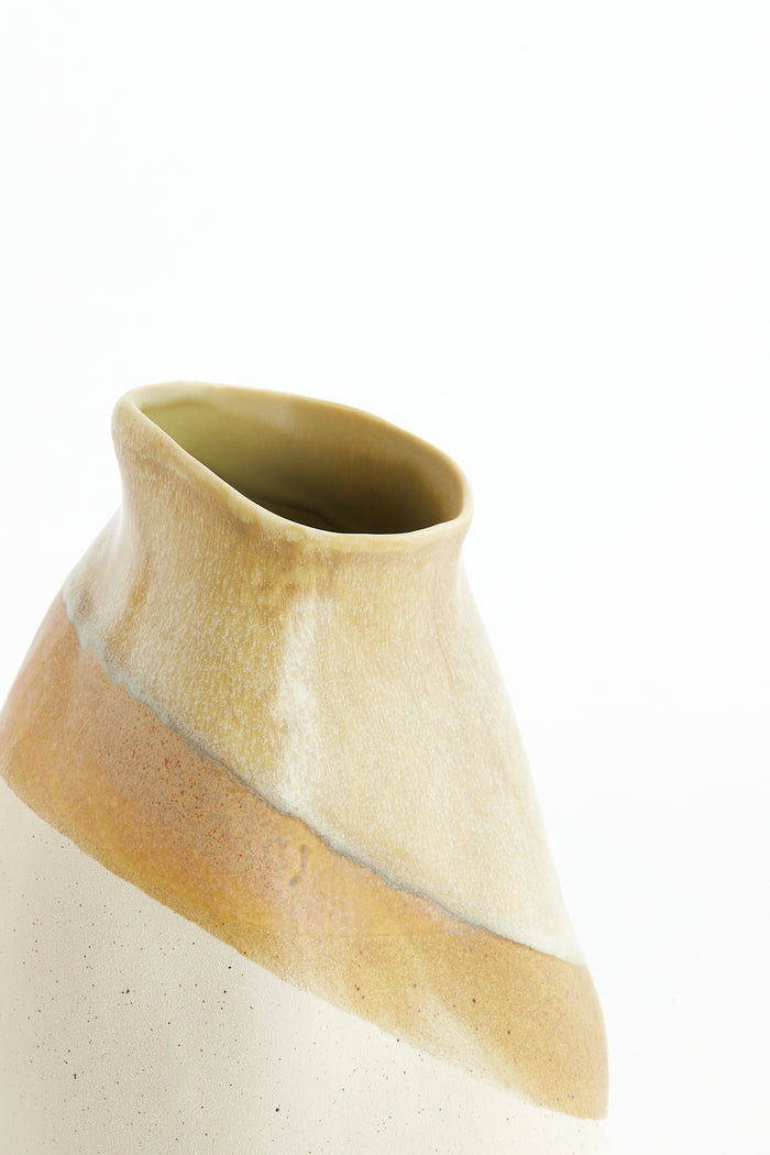 Light & Living - Vaas YULARA - 20.5x20x33cm - Bruin